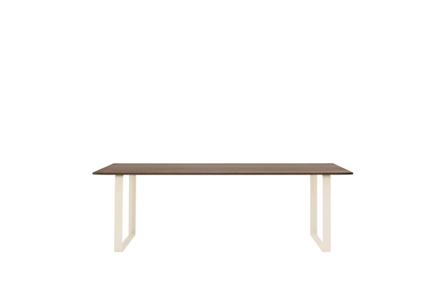 70/70 Table 225x90 cm Solid Smoked Oak/Sand