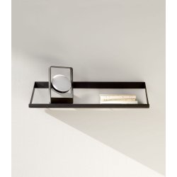 Oak Ribbon hylde - Sort