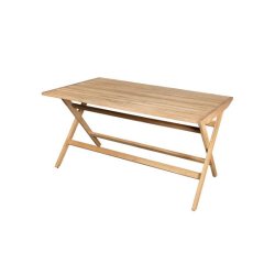 Flip klapbord, stor, 80x140 cm, Teak
