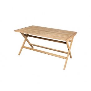 Flip klapbord, stor, 80x140 cm, Teak