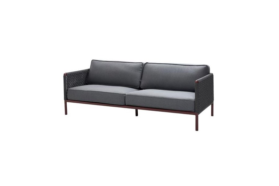 Encore 3-pers. sofa, Soft Rope Bordeaux