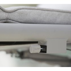 Conic solvogn med gasfjeder lysegr