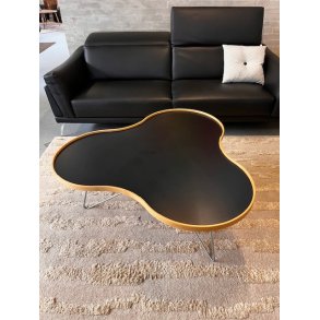 Flower Sofabord Sort Lys kant