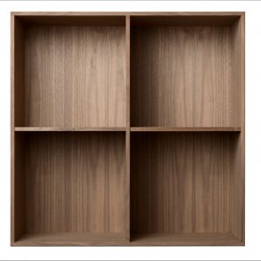 ATBO - Regal 70 x 70 x 34,5 cm | Walnuss Massiv