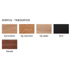 S3 opbevaringsmbel | Eg/Sort