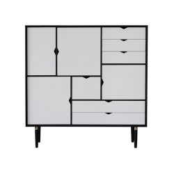 S3 opbevaringsmbel | Eg/Sort