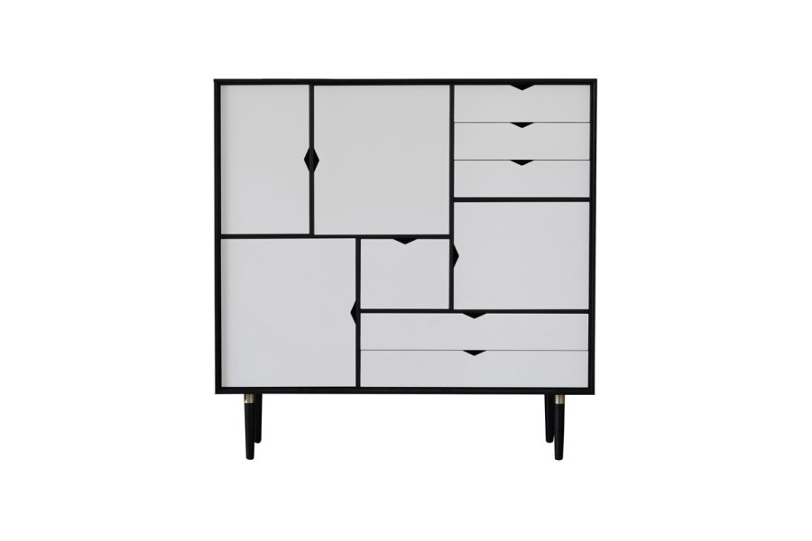 S3 opbevaringsmbel | Eg/Sort