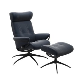 Stressless Berlin+ skammel - Star stel | Paloma Oxford Blue