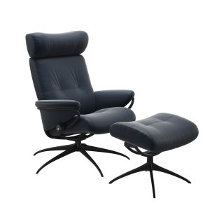 Stressless Berlin+ skammel - Star stel | Paloma Oxford Blue