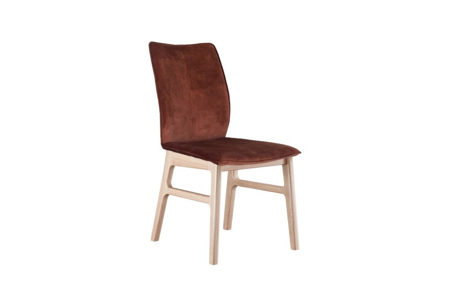Sweet Seat stolen | CAS Rust velour Tr&aelig;stel i eg/hvidolie