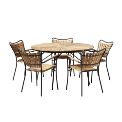 Ellen Gartentisch mit Ellen Gartensthlen