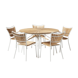 Ellen Gartentisch mit Ellen Gartensthlen