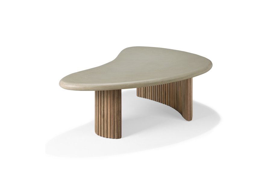 Boomerang outdoor coffee table
