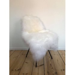 Islndisches Lammfell, langes und weies Fell