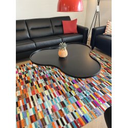 Flower sofabord sort ask