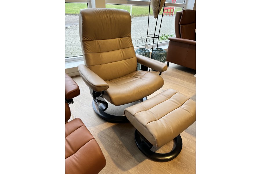 Stressless Opal Stol Str. L inkl. skammel - Paloma Sand