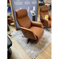 Stressless Scott Stol Str. M inkl. indbygget skammel - New Cognac