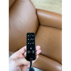  Stressless Scott Stol Str. M inkl. indbygget skammel Varme og Massage - New Cognac