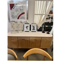 Pascal Sk�nk PA301 � Hvidolieret Eg &amp; Hvid Laminat