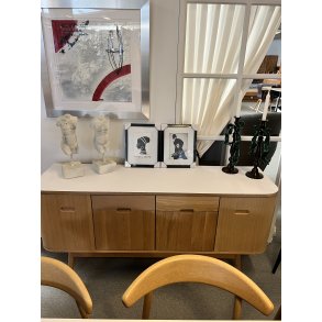 Pascal Sk�nk PA301 � Hvidolieret Eg & Hvid Laminat