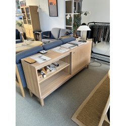  Oslo Sk�nk � Hvidolieret Eg &amp; Antracit Skyded�re