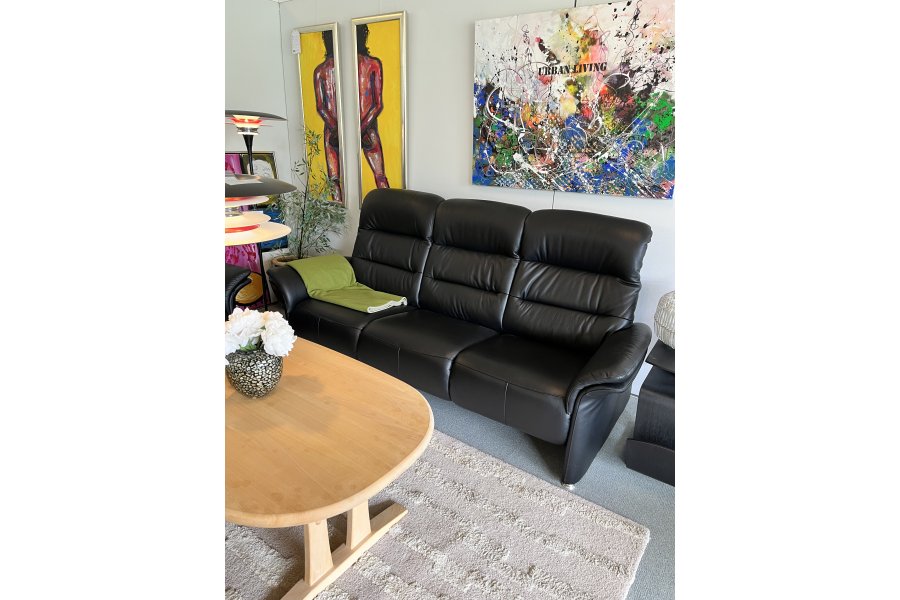 Clifton 3+2 Sitzer Sofa Set Semi Anilin Leder