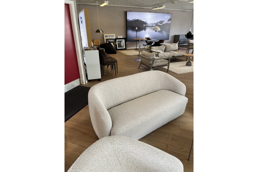 Sofa Sienna Boucl�-stof � udstillingsmodel