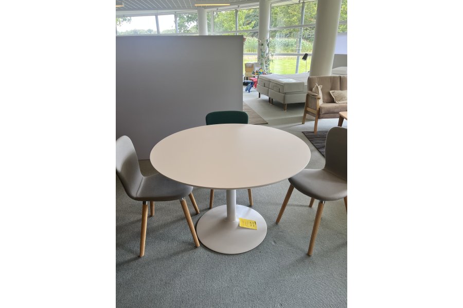 Tenzo Spisebord hvid- Udstillingsmodel