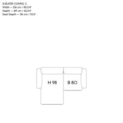 IN SITU MODULAR SOFA 2-seater MUUTO