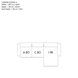 IN SITU 3 MODULAR SOFA 3 seater MUUTO