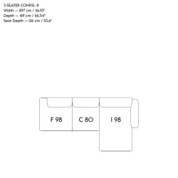 IN SITU 3 MODULAR SOFA 3 seater MUUTO