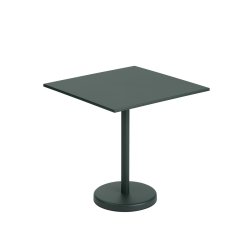 Linear Steel Caf Table 70x70