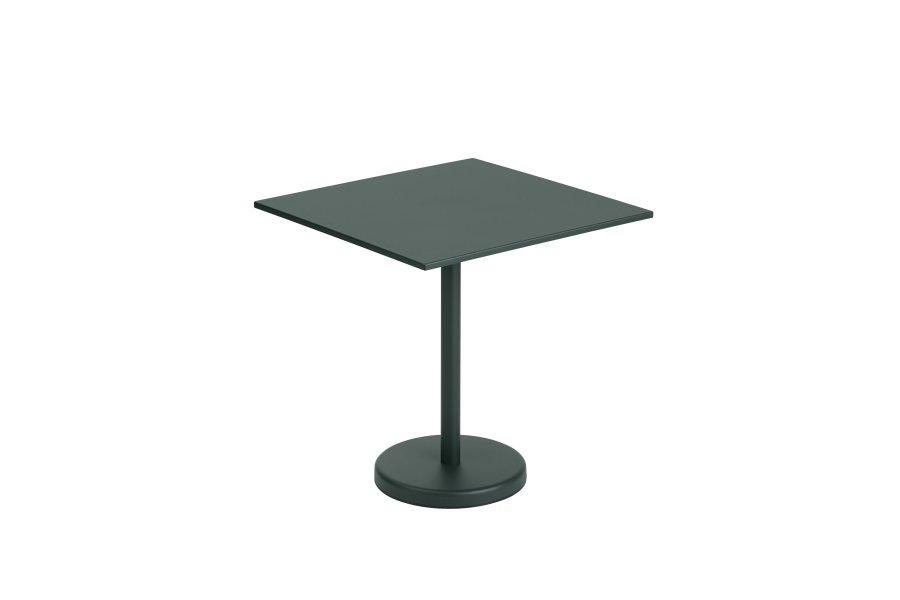 Linear Steel Caf Table 70x70