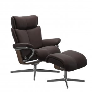 Stressless Magic + skammel - Cross stel | Paloma Chestnut