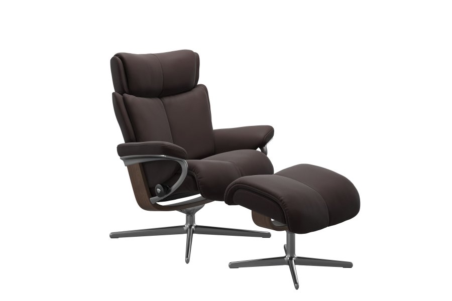 Stressless Magic + skammel - Cross stel | Paloma Chestnut