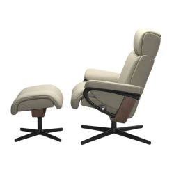 Stressless Magic + skammel - Cross stel | Paloma Light grey