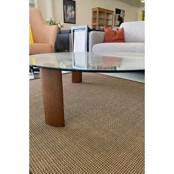 Natuzzi sofabord i glas