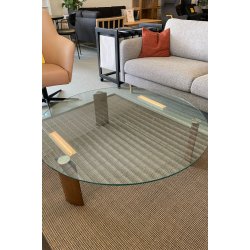 Natuzzi sofabord i glas