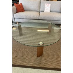 Natuzzi sofabord i glas