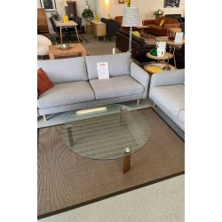 Natuzzi sofabord i glas