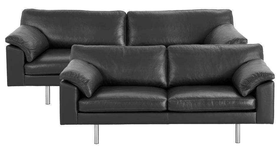 Skalma model 3+2,5 pers sofa i læder