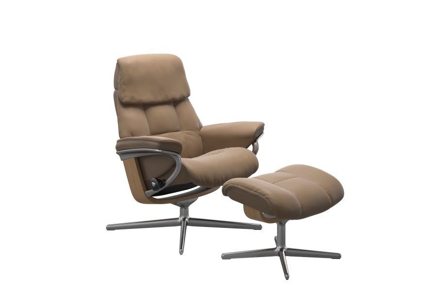 Stressless Ruby + skammel - Cross stel | Paloma Almond