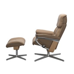 Stressless Ruby + skammel - Cross stel | Paloma Almond
