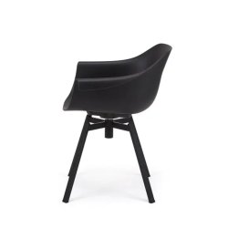 Swivel | Schwarz | Esstischstuhl 