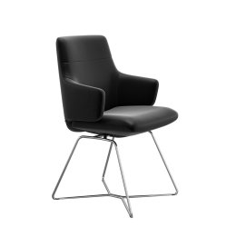 Stressless Chili Spisebord stol med Lav Ryg m/arm Str L D301 Black