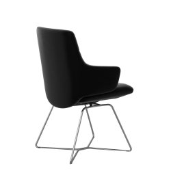 Stressless Chili Spisebord stol med Lav Ryg m/arm Str L D301 Black