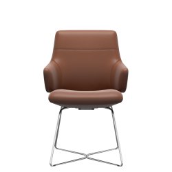 Stressless Chili Spisebord stol med Lav Ryg m/arm Str L D301 New Cognac