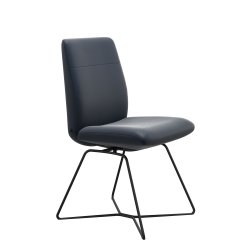 Stressless Chili Spisebord stol med Lav Ryg u/arm Str L D301 Oxford Blue