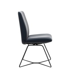 Stressless Chili Spisebord stol med Lav Ryg u/arm Str L D301 Oxford Blue