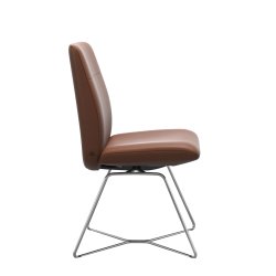 Stressless Chili Spisebord stol med Lav Ryg u/arm Str L D301 New Cognac